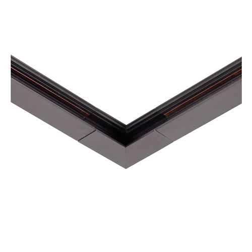 Lucide Premium LINIAL Aufbauschiene - Winkel Vertical -1-Phasen Stromschiene / Schienensystem - Matt Schwarz Chrom - detail 1